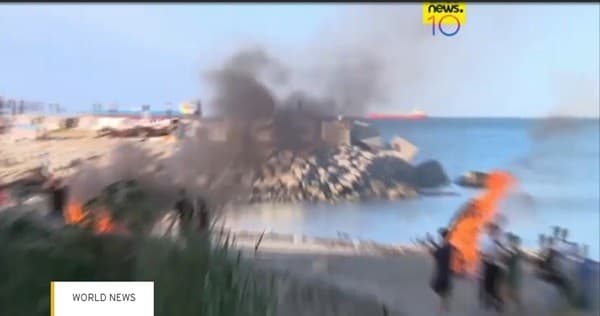 Police in Ceuta clash with anti-migrant protesters as tensions rise