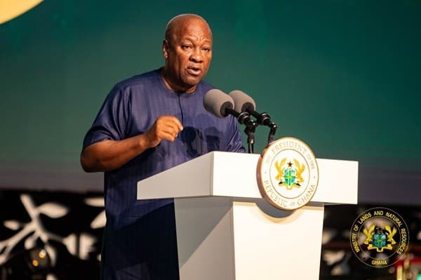 Ghana to phase out raw mineral ore exports by 2030, Mahama says