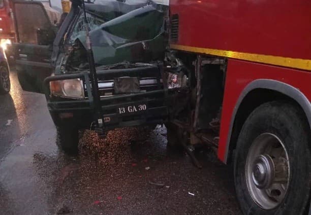   Another Ofankor-Pokuase crash leaves one seriously injured