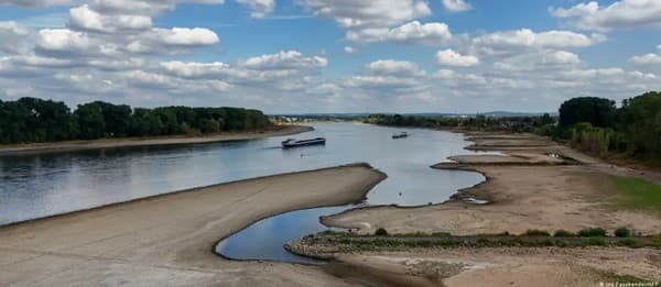 Germany news: Low water on Rhine could sever freight route