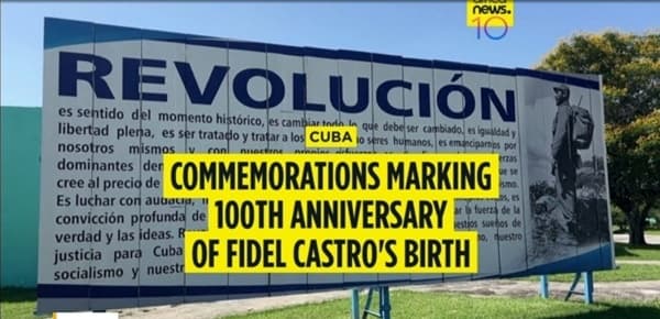 Cuba marks 100th anniversary of Fidel Castro's birth amid energy crisis