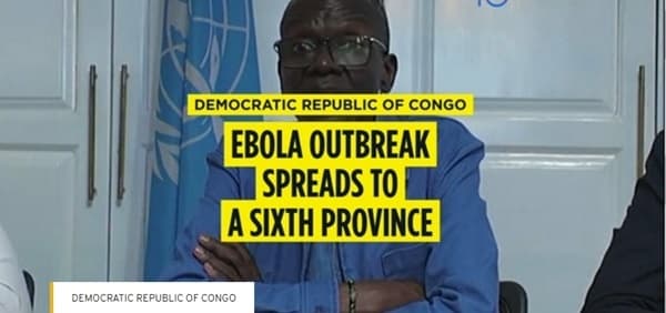 DR Congo's fastest-growing ebola outbreak spreads to sixth province
