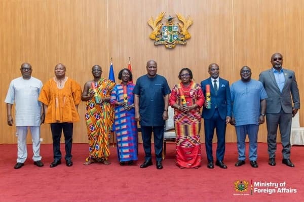 Mahama tasks four new envoys with winning investment and opening markets