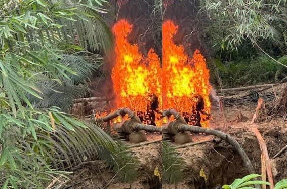   NAIMOS destroys 86 chanfang machines in Ankobra illegal mining crackdown
