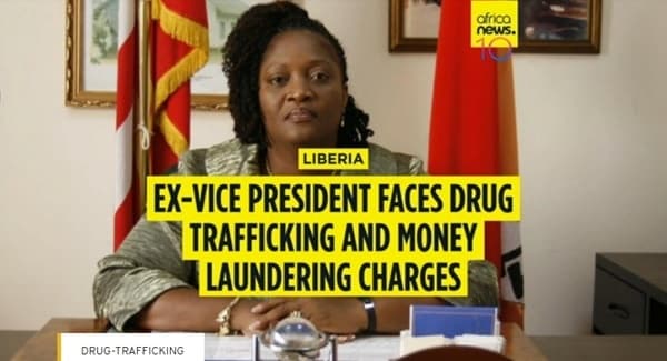 Former Liberian vice president charged in transnational drug probe