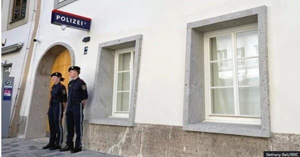 Police station opens at Hitler's birthplace in bid to rid site of Nazi link