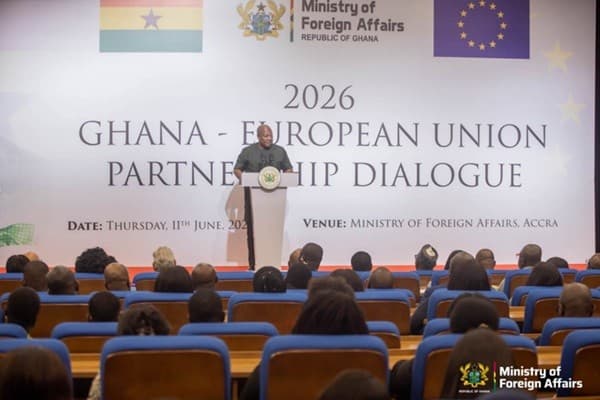 Mahama seeks deeper Ghana-EU trade ties as partnership talks open