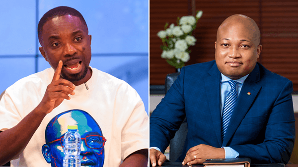 Dennis Miracles Aboagye (left) and Samuel Okudzeto Ablakwa (right),