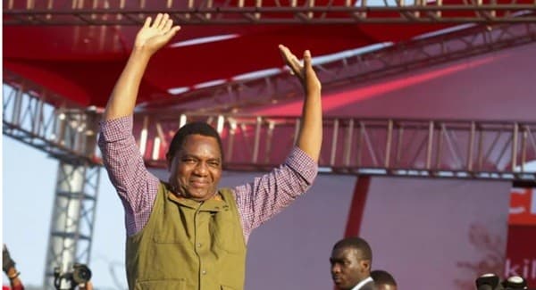 Zambia's president wins second term with 60% of the vote
