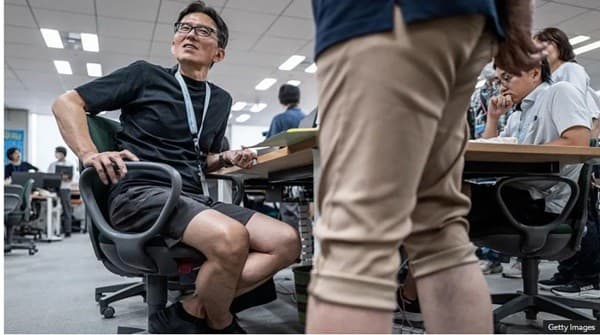 Tokyo urges men to wear shorts to work, but some women say it's 'leg hair harassment'