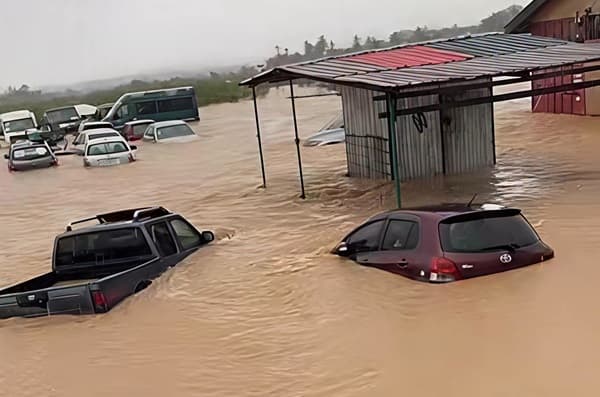 Government says Accra floods were beyond city's drainage capacity