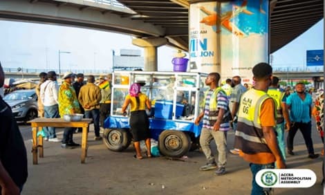 Accra mayor orders end to hawking under Kwame Nkrumah interchange